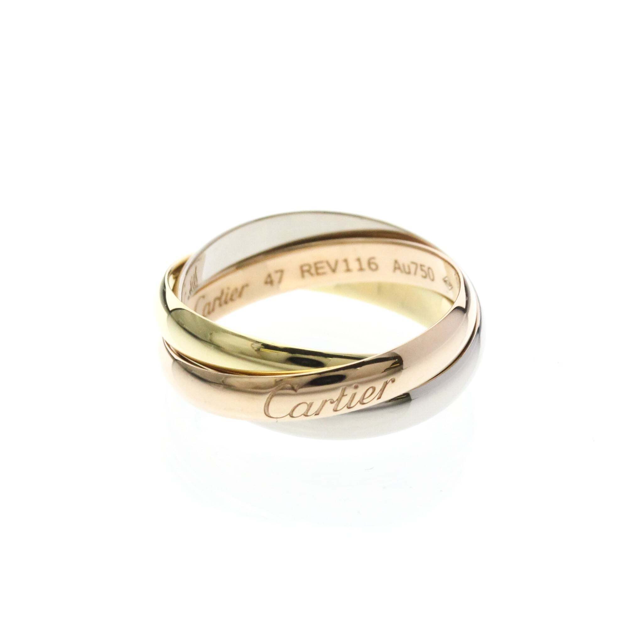 Cartier Trinity Ring Yellow Gold 18kPink Gold 18kWhite Gold 18k Polished